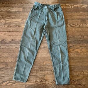 Eddie Bauer 90s Green Mom Jeans